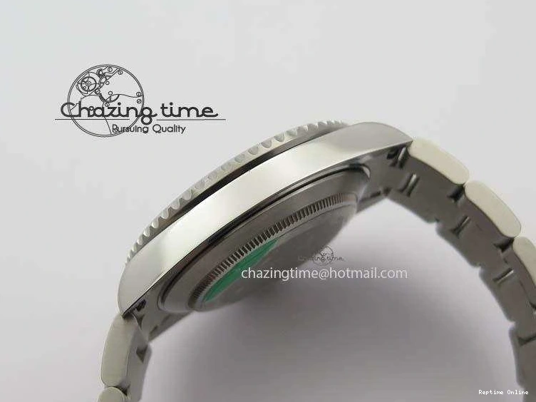 0204 SoftTouch Submariner 16610LV SS Green Metal Bezel JF 1:1 Best Edition Black Dial On SS Bracelet SH 3755